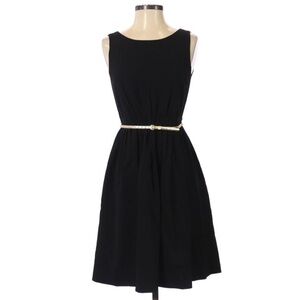 Closet Closing 🚧 CALVIN KLEIN Sleeveless LBD Gold Belt Dress 2